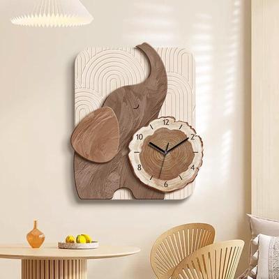 遮挡电表箱配电箱装饰画竖款带钟表强弱电闸箱空开箱挂画多媒体盒