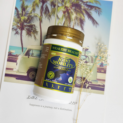 原装WealthyHealth澳洲富康加强型强骨素关节灵氨糖膝盖保养120片