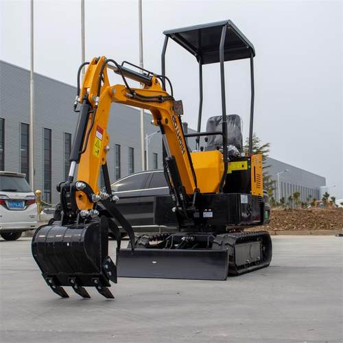 吨沟厂家1驾驶室小型微挖机1000机KG挖掘价格 农用开钩HT10B机现