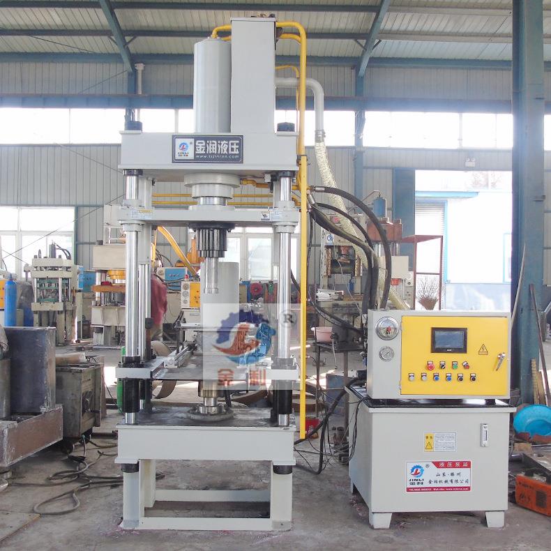 销售100吨粉末成型 机木屑木成粉YQ32-100型四柱液压机 全动粉末