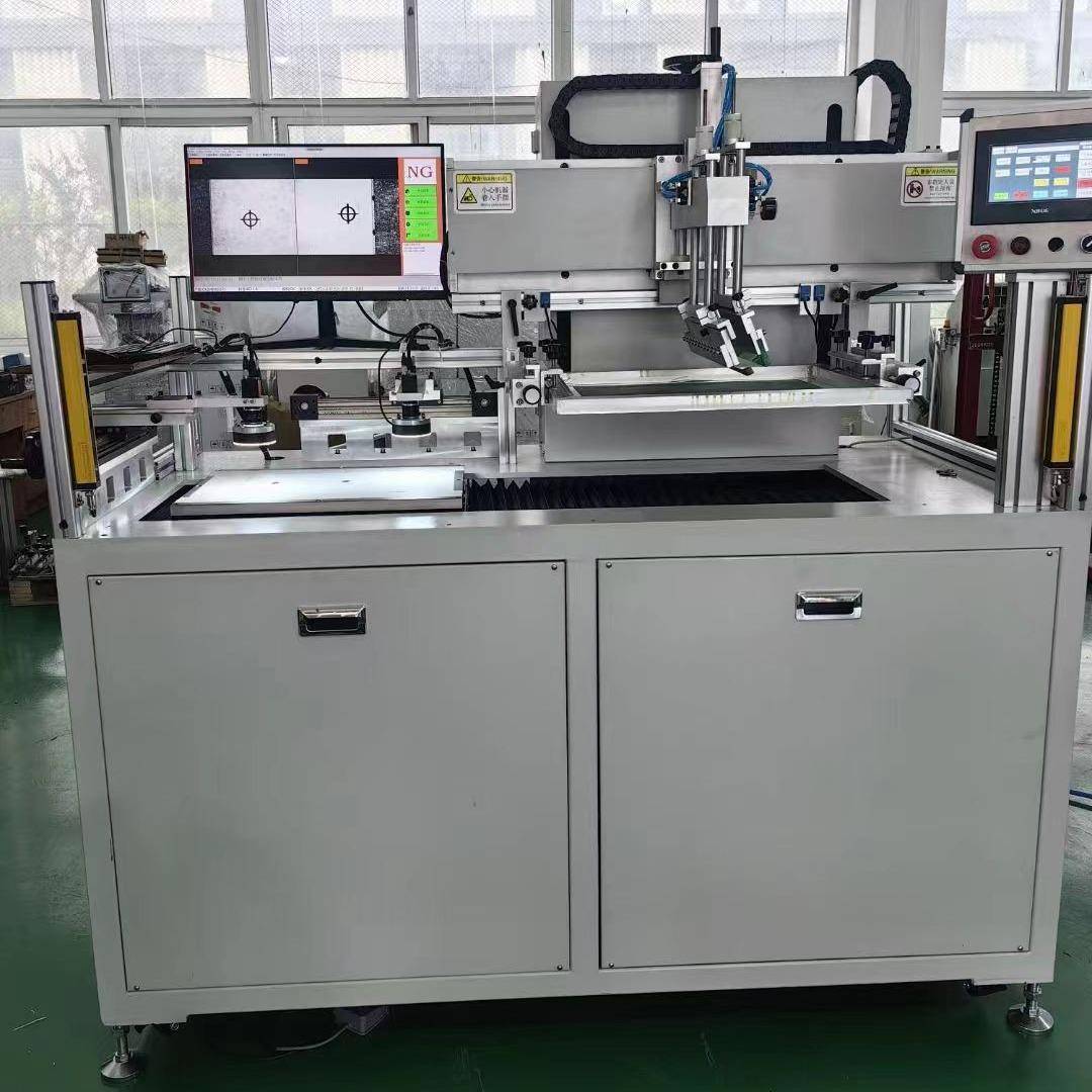 全自动FPC柔性线路板文字印刷机CCD阻焊绿油银浆平面丝印机