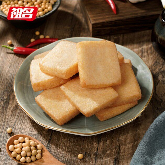祖名油扬豆腐大面筋制品片干货油炸麻辣烫火锅私房菜空心袋装