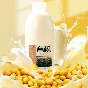 祖名细磨豆奶乳浆0添加含糖冷藏非转基因即饮品植物蛋白饮料瓶装