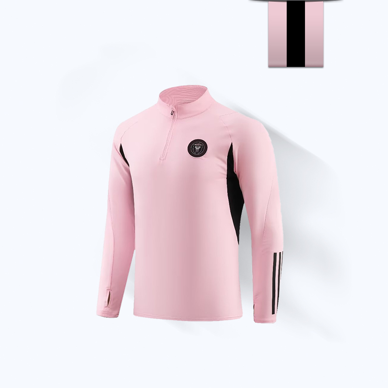 2024迈阿密球衣足球训练服长袖秋冬套装男女秋冬梅西比赛队服定制