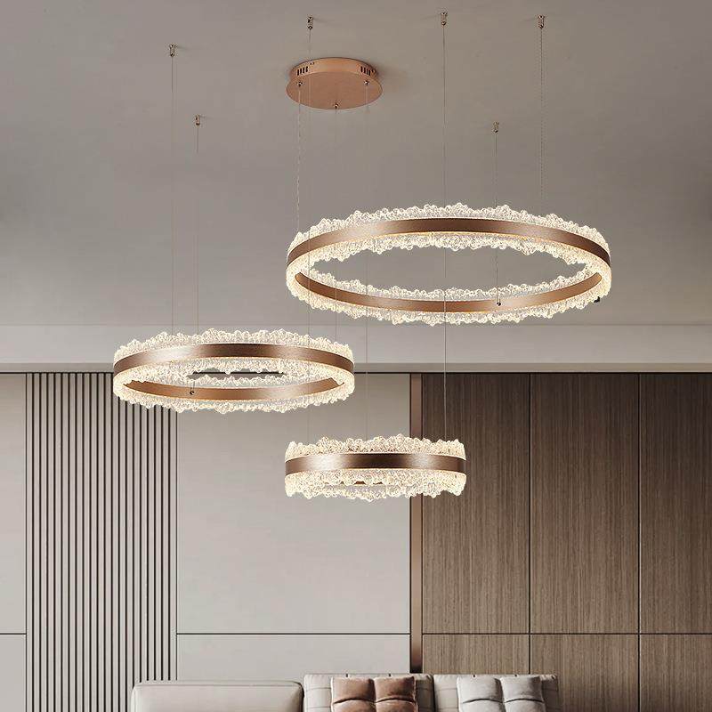 现代客厅吊灯设计感餐厅主灯2024新款意式圆形大气主厅灯饰,电子元器件市场,集成电路（IC）,淘宝优惠券,粉丝福利购,淘宝优惠卷