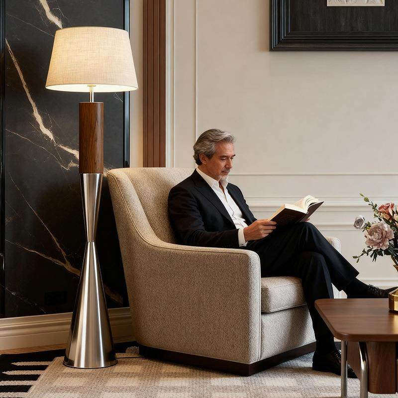 法式中古风落地灯客厅沙发旁高级感美式复古创意个性简约装饰灯具,电子元器件市场,集成电路（IC）,淘宝优惠券,粉丝福利购,淘宝优惠卷