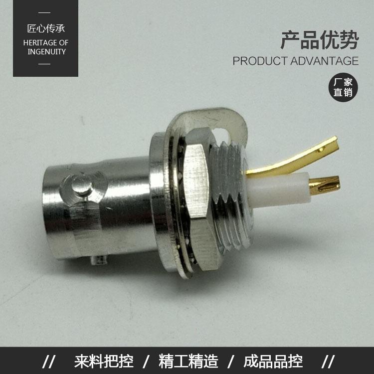 源头工厂TRB《BNC-KY》射频同轴连接器三同轴接线RG316双频线屏蔽