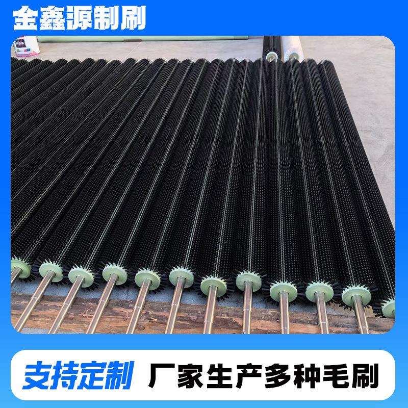 直供不锈钢除锈抛光刷辊工业机械毛刷辊尼龙丝清洗刷辊缠绕式刷辊