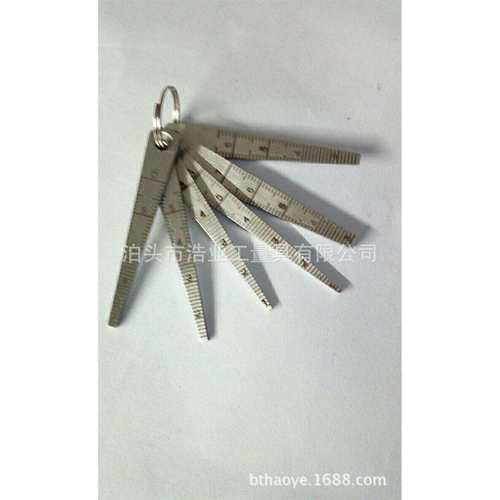 间隙尺六件套 汽车铁路 楔形塞尺 锥形尺间隙尺 内径尺孔径规