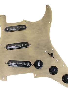 电吉他高端金属面板拾音器ST单单单护板拾音器线路总成多色面板