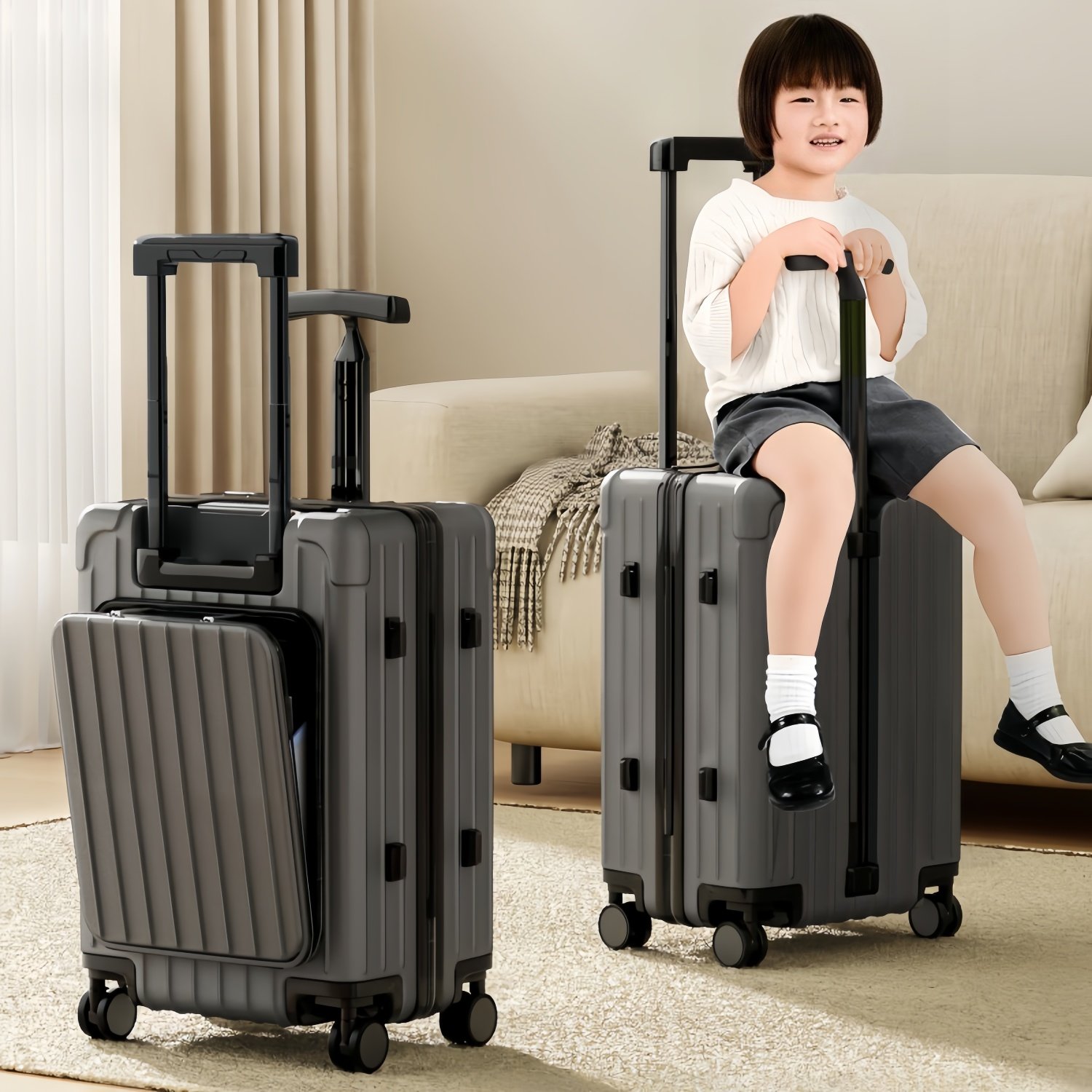 旅大侠宝妈遛娃行李箱儿童坐骑行李箱登机密码旅行皮箱拉杆箱20寸,箱包皮具/热销女包/男包,旅行箱,淘宝优惠券,粉丝福利购,淘宝优惠卷