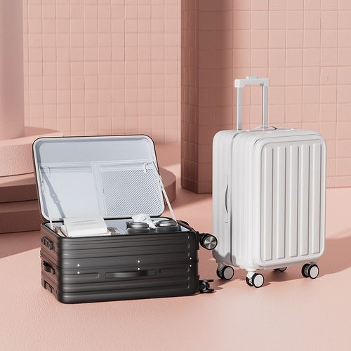 铝框行李箱女2024新款侧开盖多功能旅行箱28寸大容量学生拉杆箱男