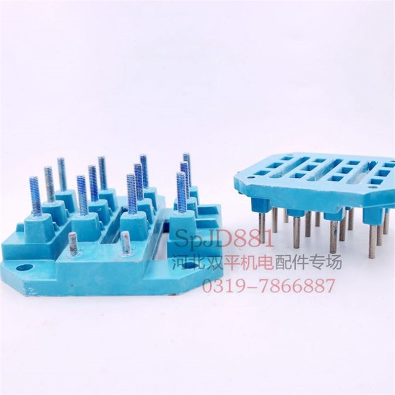 12柱螺杆电机接线板 Y2型 M5 M6 MH8电动机接线柱 电机接线端子铜