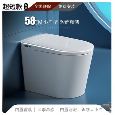 迷你58cme小户型智能马桶一体式家用带水箱虹吸式置地式大冲力