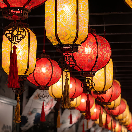 中秋节灯笼挂饰diy手工材料新款2026中国风装饰氛围布置中式宫灯