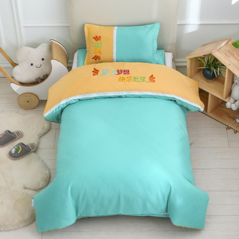 幼儿园被子六件套纯棉被套被褥七件套小被子入园床品宝宝床上用品