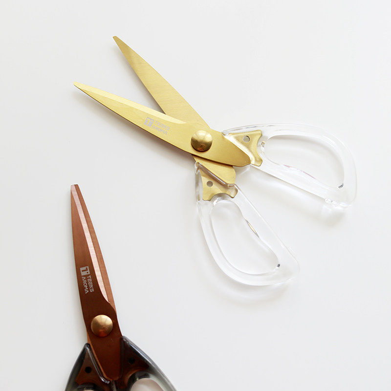 米诺质感厨e房剪刀家用亚克力多功能鸡骨剪神器烤肉不锈钢食物剪