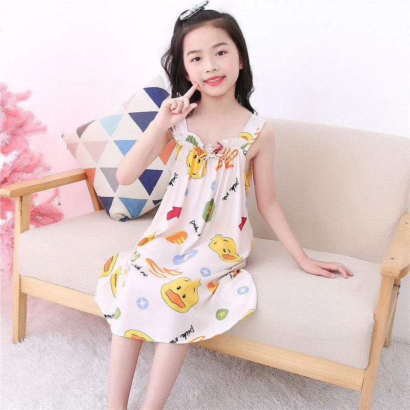 女童睡裙绵绸吊带女孩夏季薄款睡衣休闲简约公主风12岁儿童家居服,童装/婴儿装/亲子装,家居裙/睡裙,淘宝优惠券,粉丝福利购,淘宝优惠卷