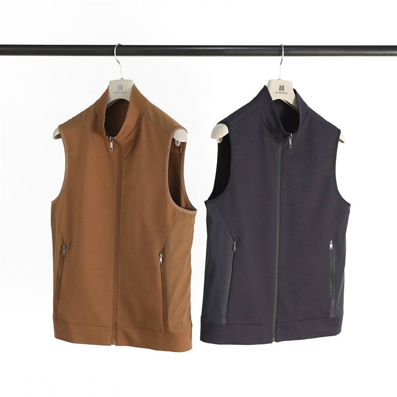 意式奢华2024春秋季新款男高端商务休闲马甲简约叠穿马夹坎肩8904,男装,常规马甲,淘宝优惠券,粉丝福利购,淘宝优惠卷