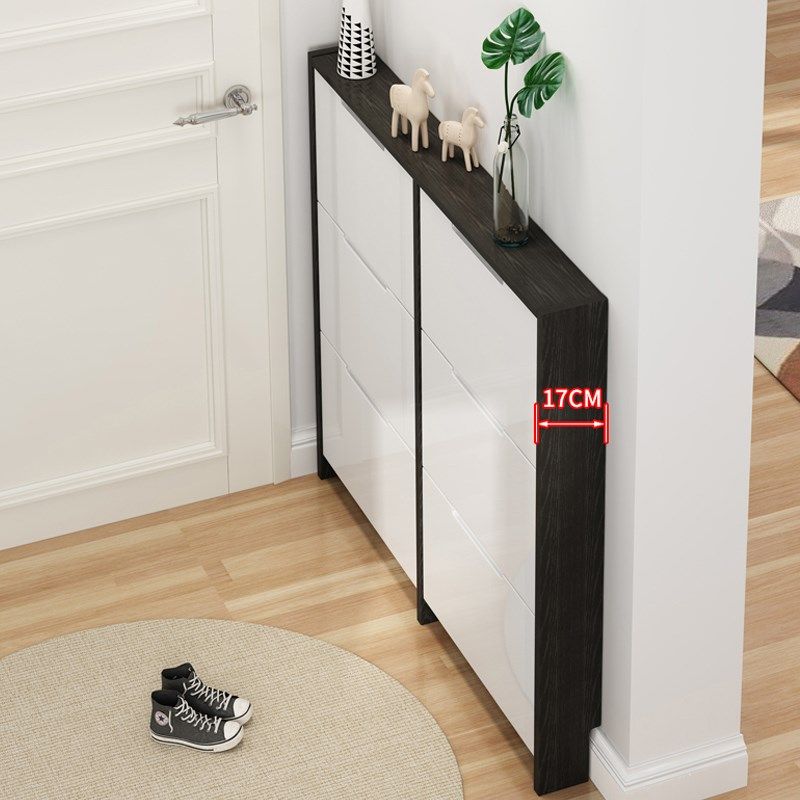 入户门鞋柜17cm烤漆17公分薄鞋柜24公分J室内小型窄款鞋架2024爆