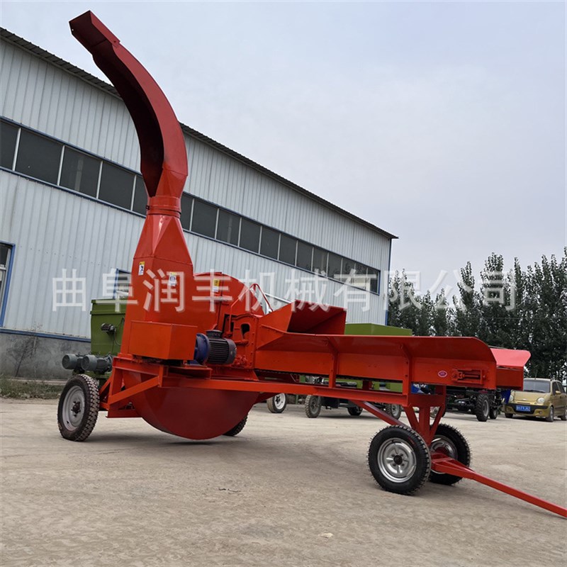 养牛养羊饲草揉丝机干湿稻草秸秆切碎机畜牧养殖牛场高喷铡草机