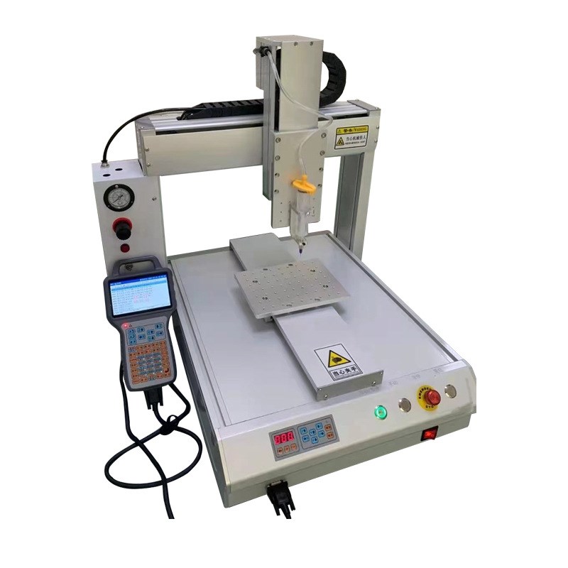 全自动四轴点胶机UV胶热熔胶三轴五轴桌面式平台设备打胶机灌胶机