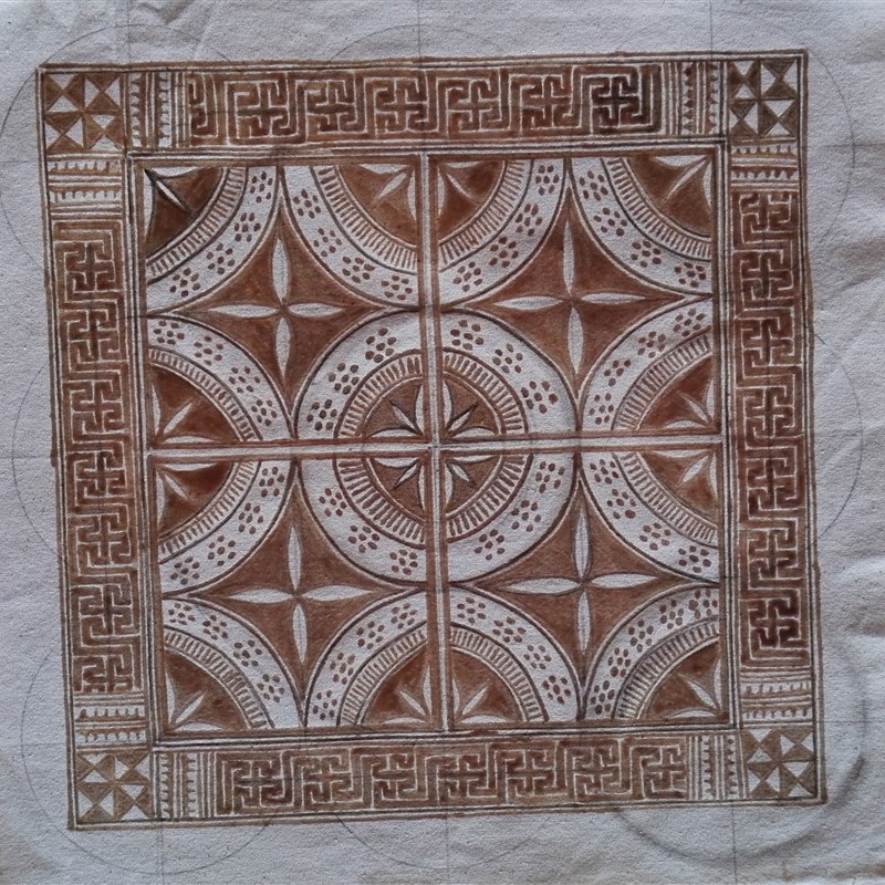 蜡染蜡画图案定制抱枕桌布桌旗四件套定制商标校徽标志图案定制