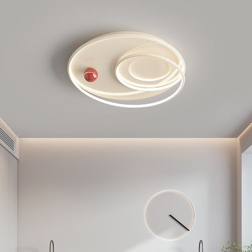 儿童房间灯2023新款全光谱护眼奶油风卧室吸顶灯网红云朵中山灯具