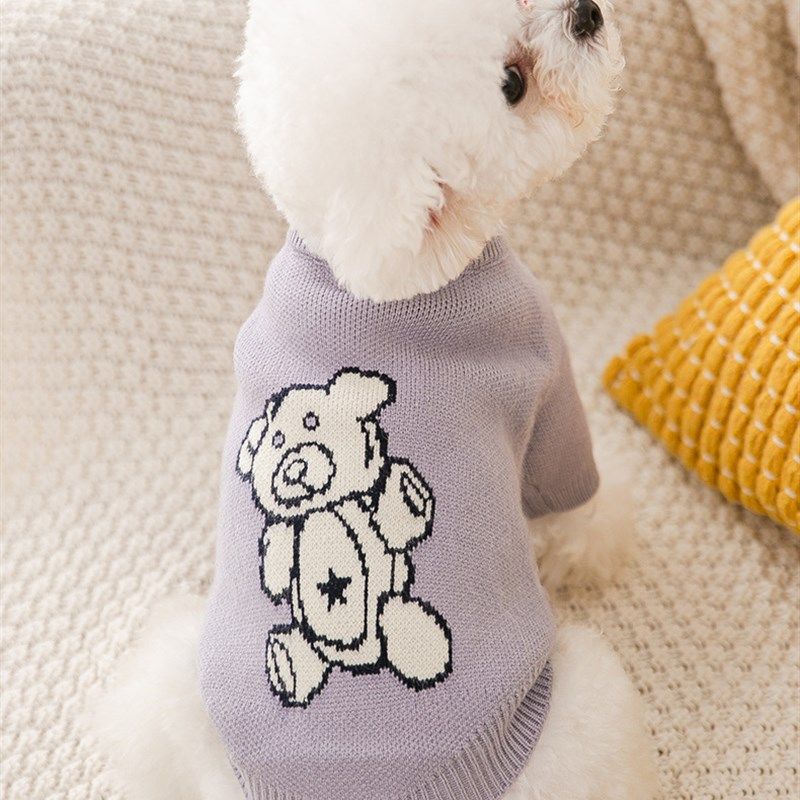 宠物衣服有脚狗狗圣诞毛衣宠物时装外套猫咪服装工厂免费打样