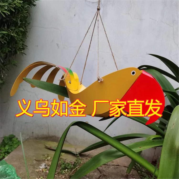 跨境新品Flying Parrot And Flying Flamingo Flower Pot动物花盆