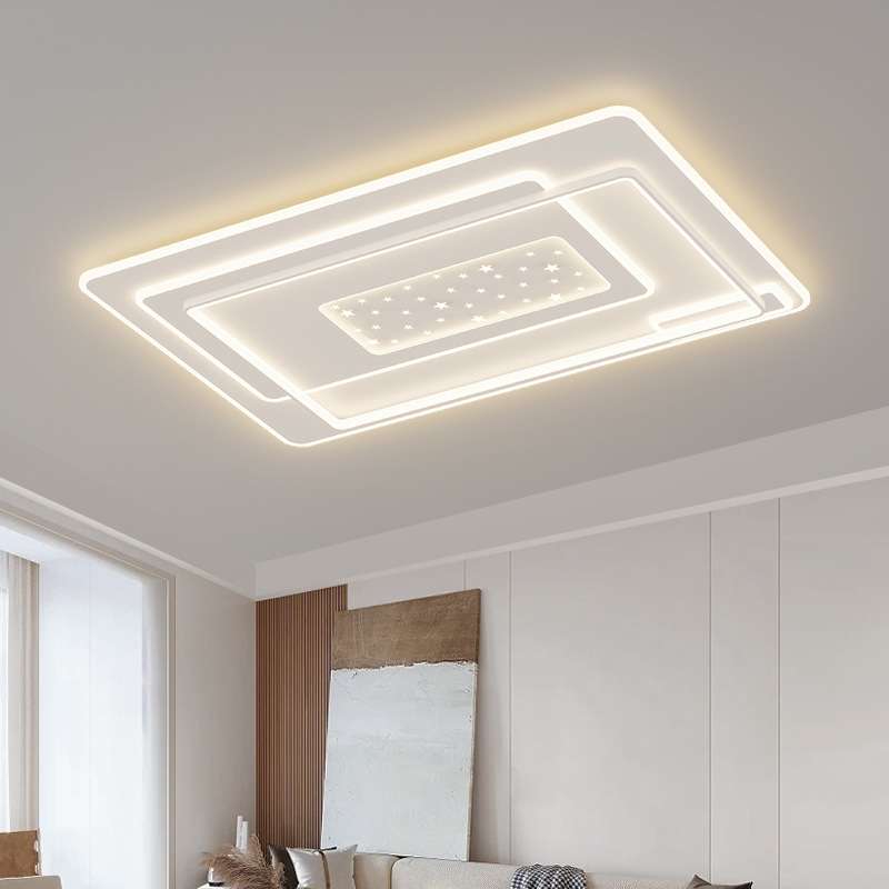 极简客厅灯2023年新款大厅主灯 现代简约大气led卧室房间智能灯具