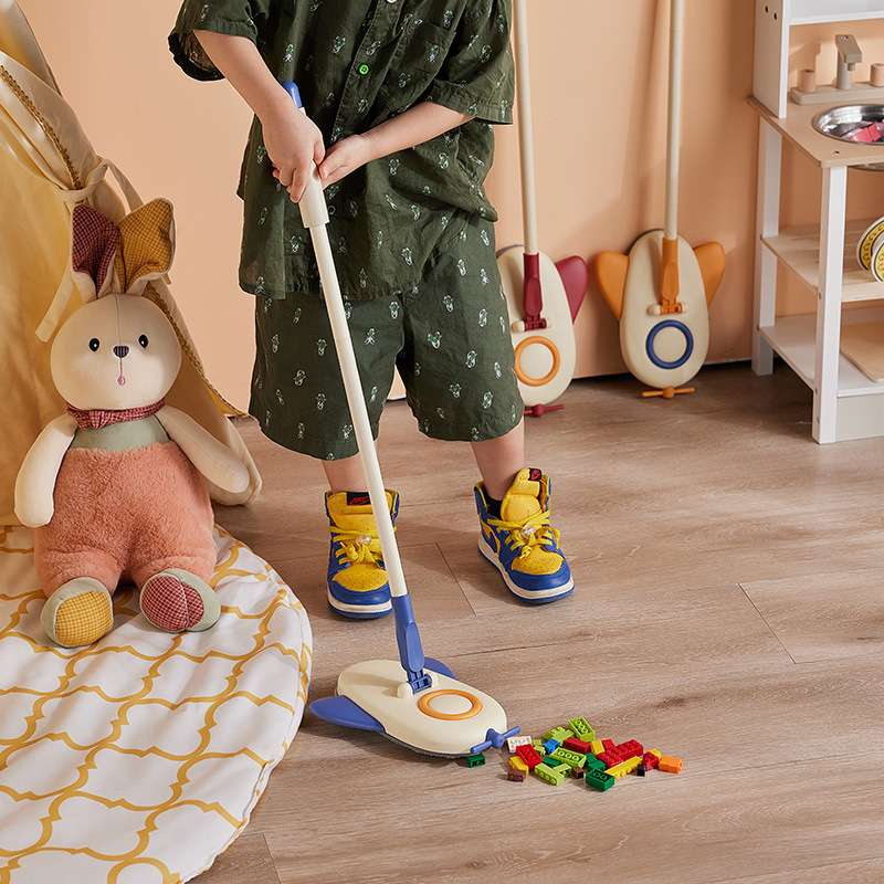 儿童拖把家用小孩宝宝专用幼儿园小朋友拖布套装拖地工具迷你地拖