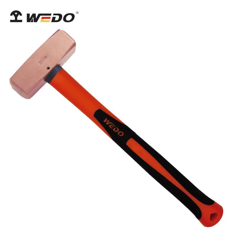 WEDO 维度CO2204A 紫铜塑柄德式八角锤 紫铜 也可做木柄