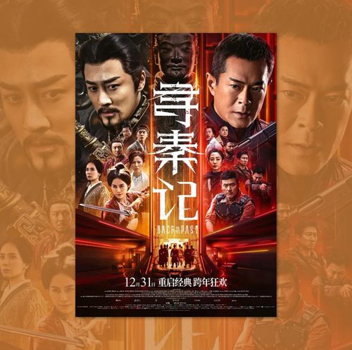 寻秦记电影海报装饰挂画框周边背景墙贴纸定制布置房间物料卧室卡
