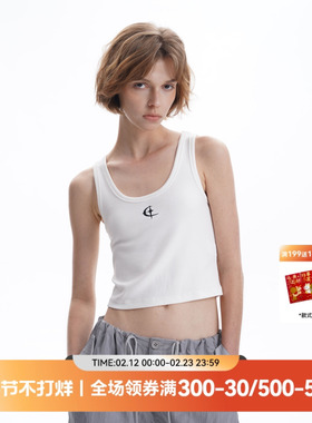 QUARTER IN NIGHT2025夏季新款基础款短款背心