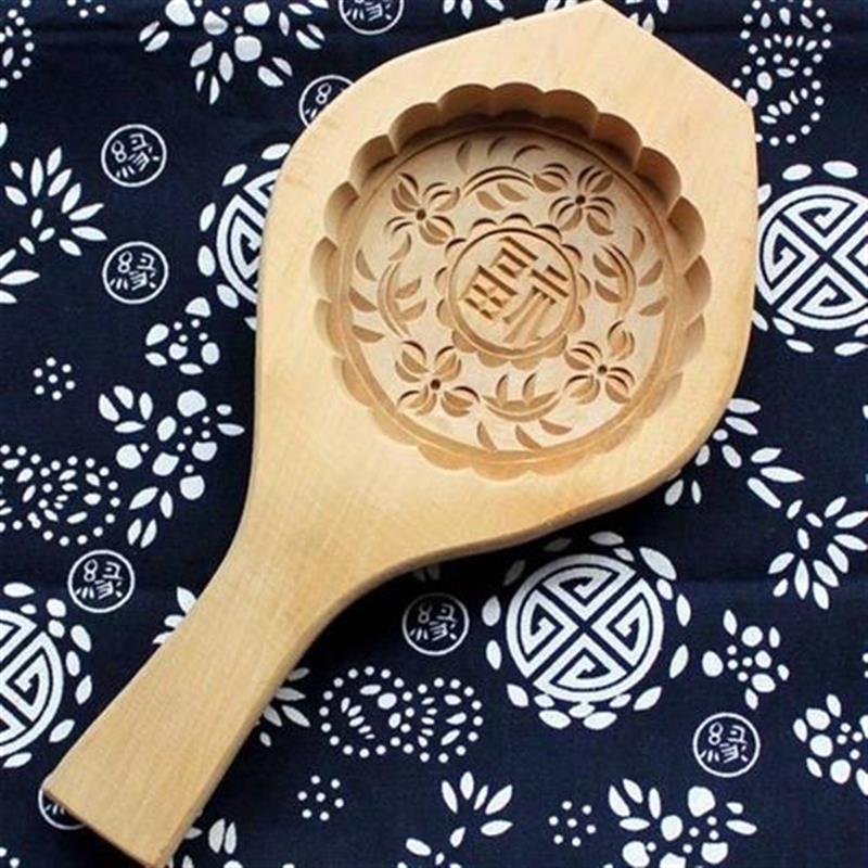 月饼模具青团清明果印糕板金团模板南瓜饼印大号小号面食实木模具