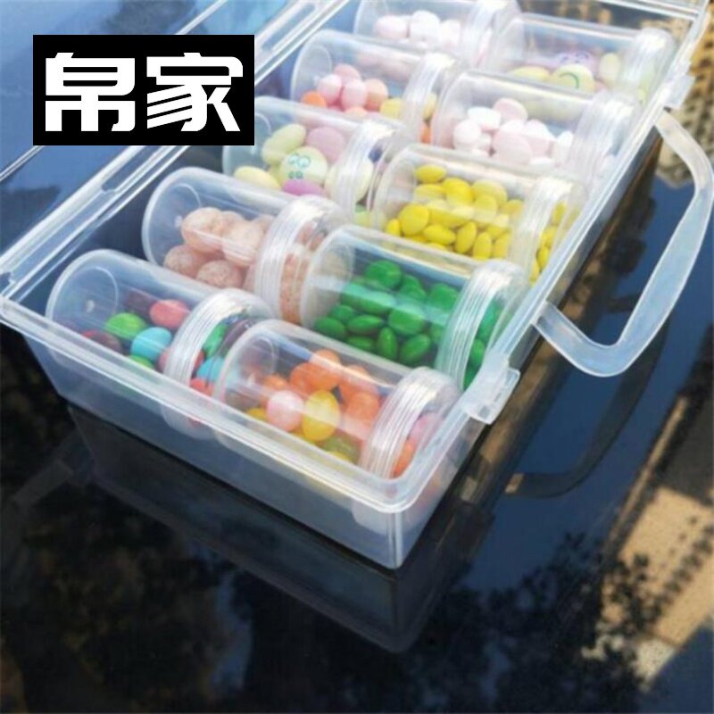 可携式药盒外出迷你套装药品盒家用出差七天方便透明分装盒