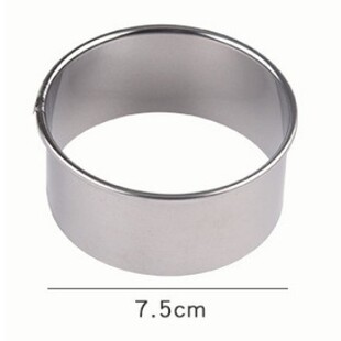 04不锈钢圆形模具饺子压皮神器包子米糕磨具肉饼蛋糕胚圆型切模