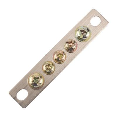 2*15电箱g配件接地线接地排5孔位零地排接线端子配电柜零排接地铜