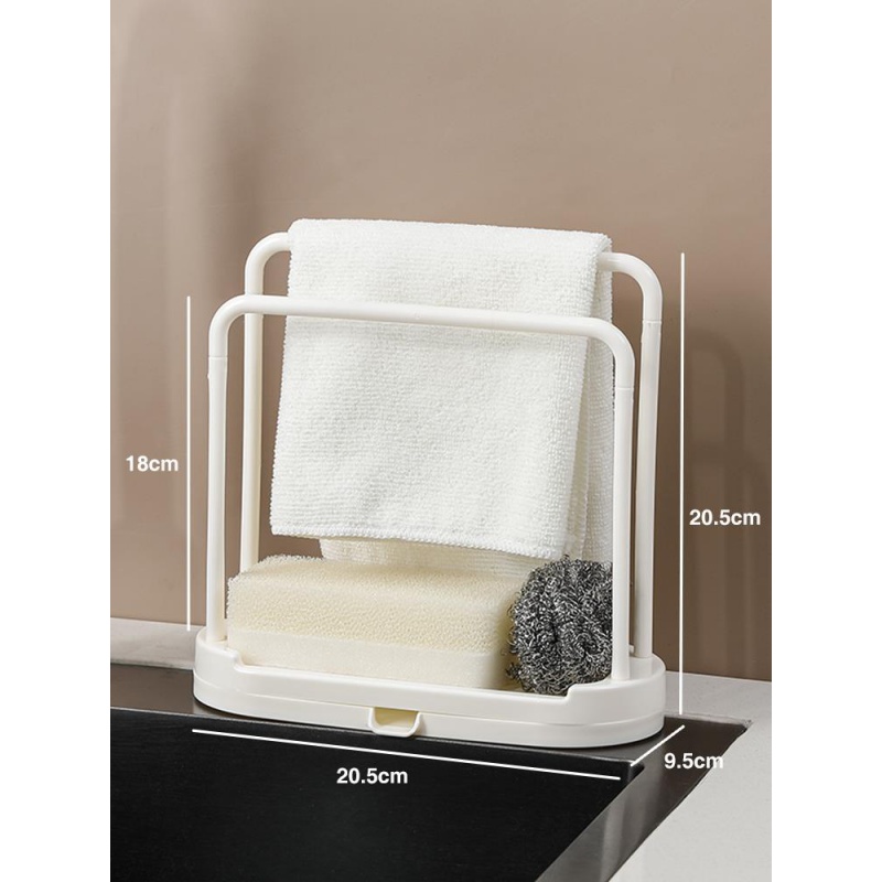 厨房抹布沥水架杯m刷钢丝球百洁布置物架海绵用品挂洗碗布收纳