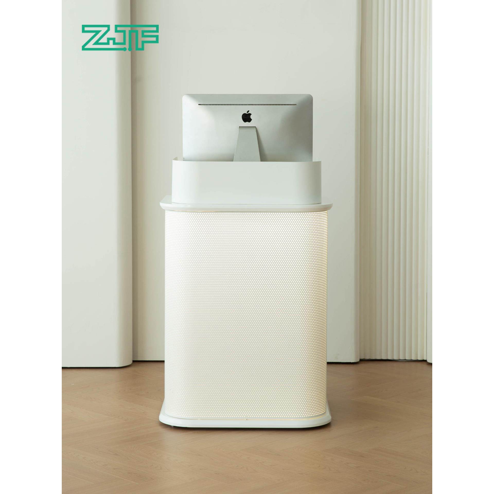 众匠坊店铺小型收银柜台饭厅迎宾台咨 咨询台酒店引导台前台接待