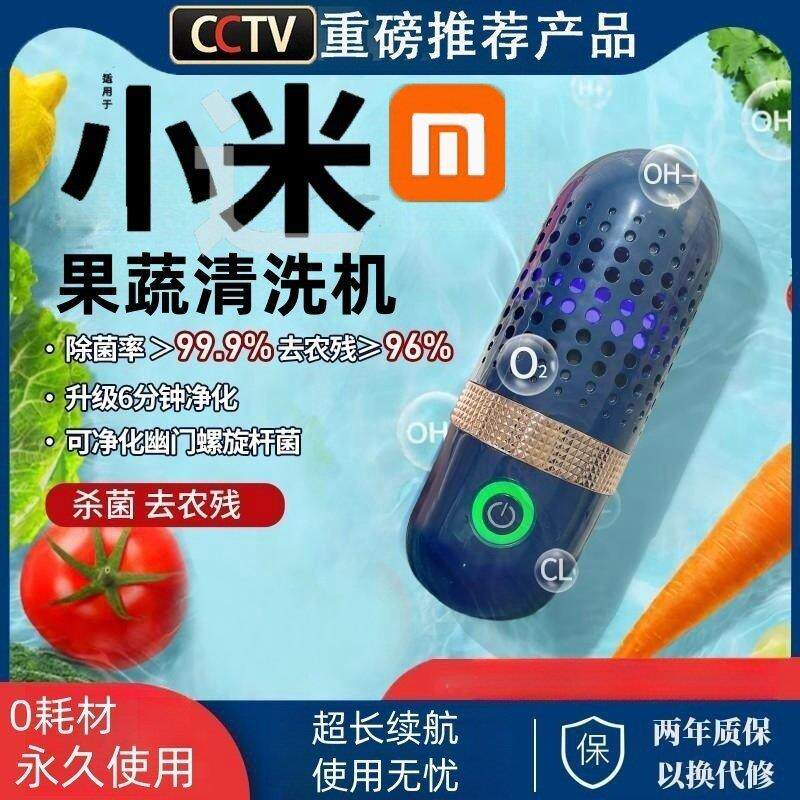 新款超音波果蔬清洗机食材杀菌机家用水果蔬菜净化器去农残洗菜机