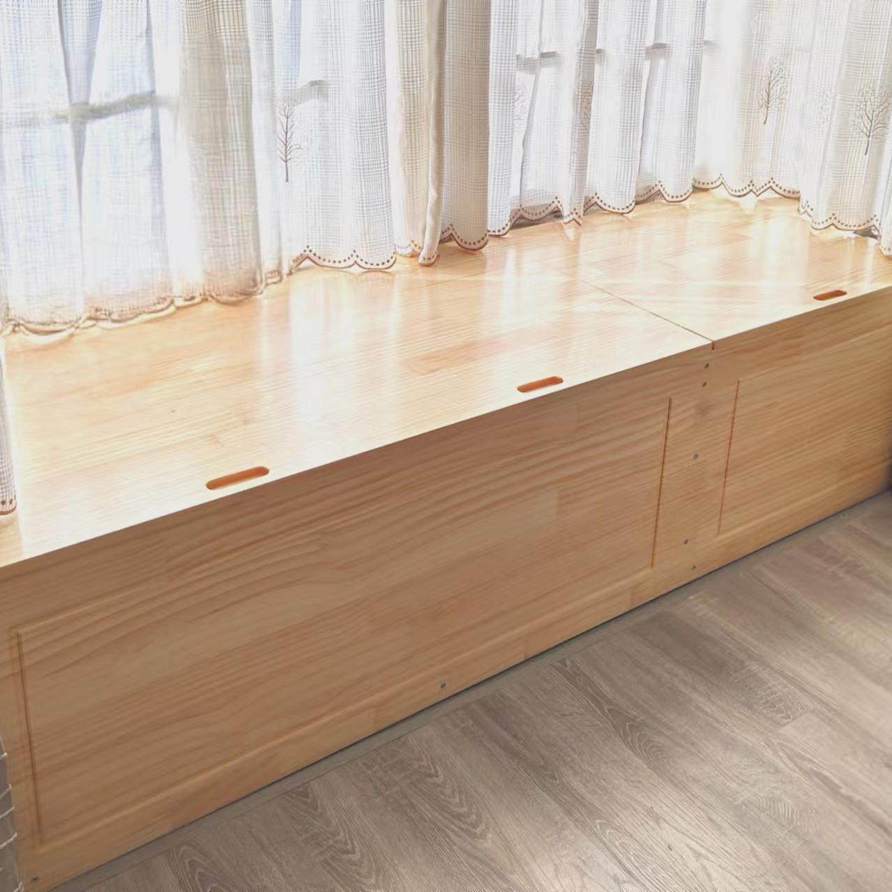 实木飘窗柜阳台储物柜自由组合矮柜子落地窗柜地柜卧室榻榻米定制,住宅家具,飘窗柜,淘宝优惠券,粉丝福利购,淘宝优惠卷