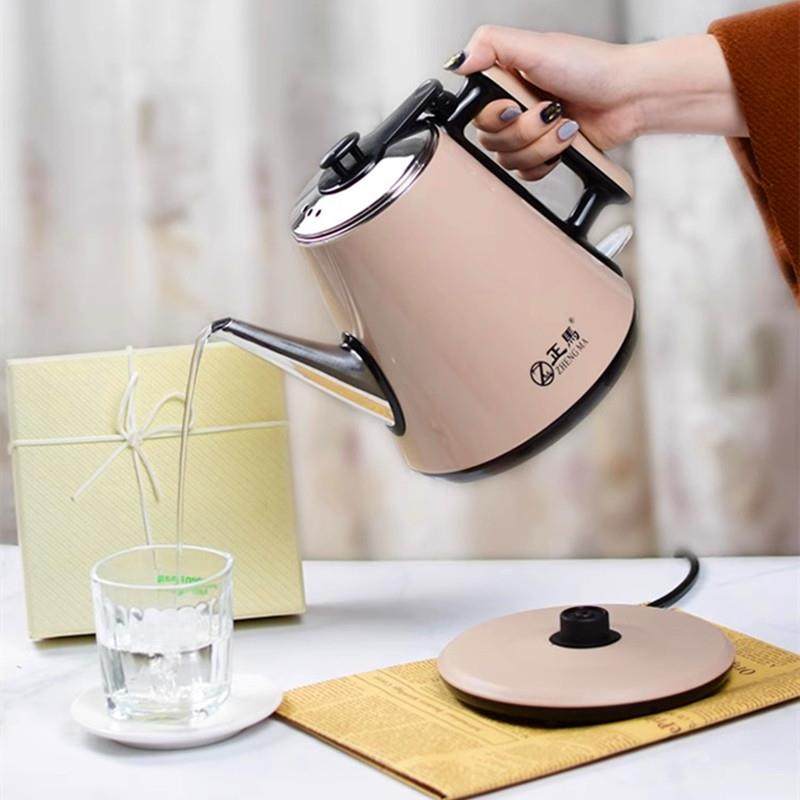 正马电热水壶 家用食品级304不锈钢自动断电双层防烫1.2L电烧水壶,厨房电器,电热水壶,淘宝优惠券,粉丝福利购,淘宝优惠卷