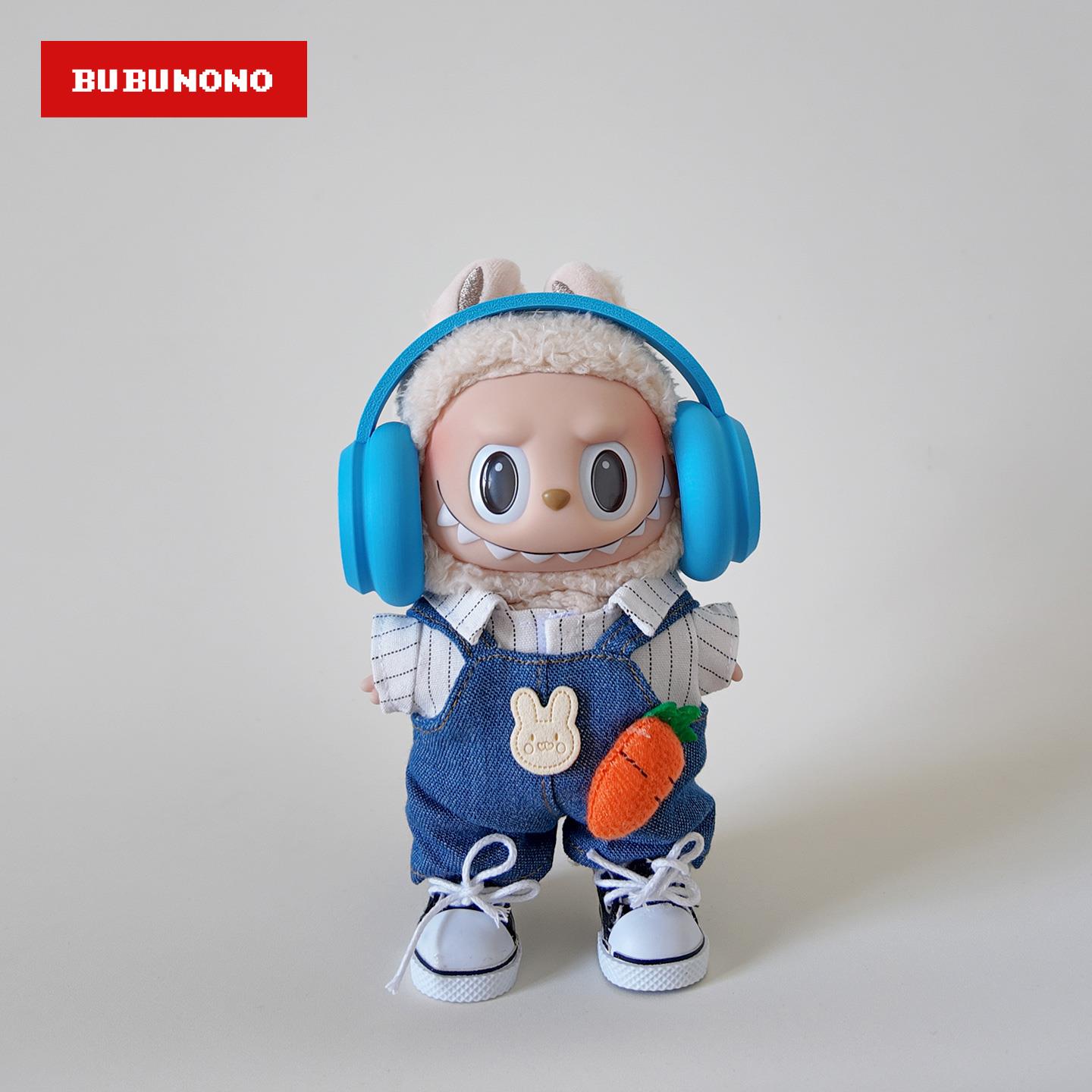 帅小伙～labubu娃衣一二三代搪胶玩偶穿的可爱衣服坐坐派对服装