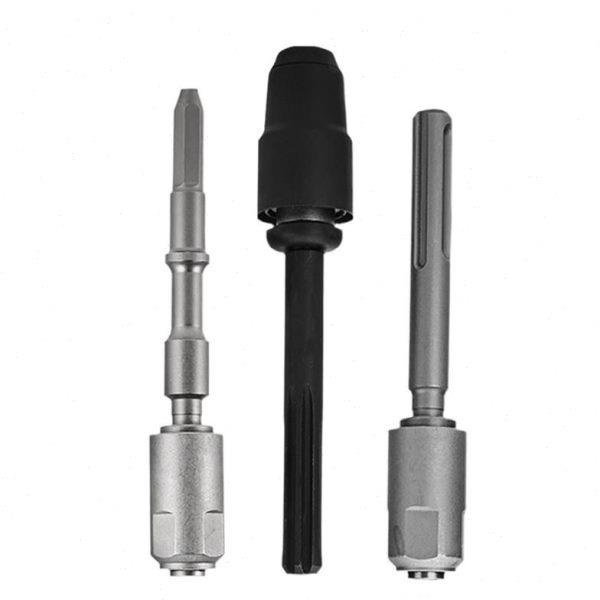 热销圆柄电锤钻头转换器墙壁打孔接头冲击钻头加长电动扳手转接杆