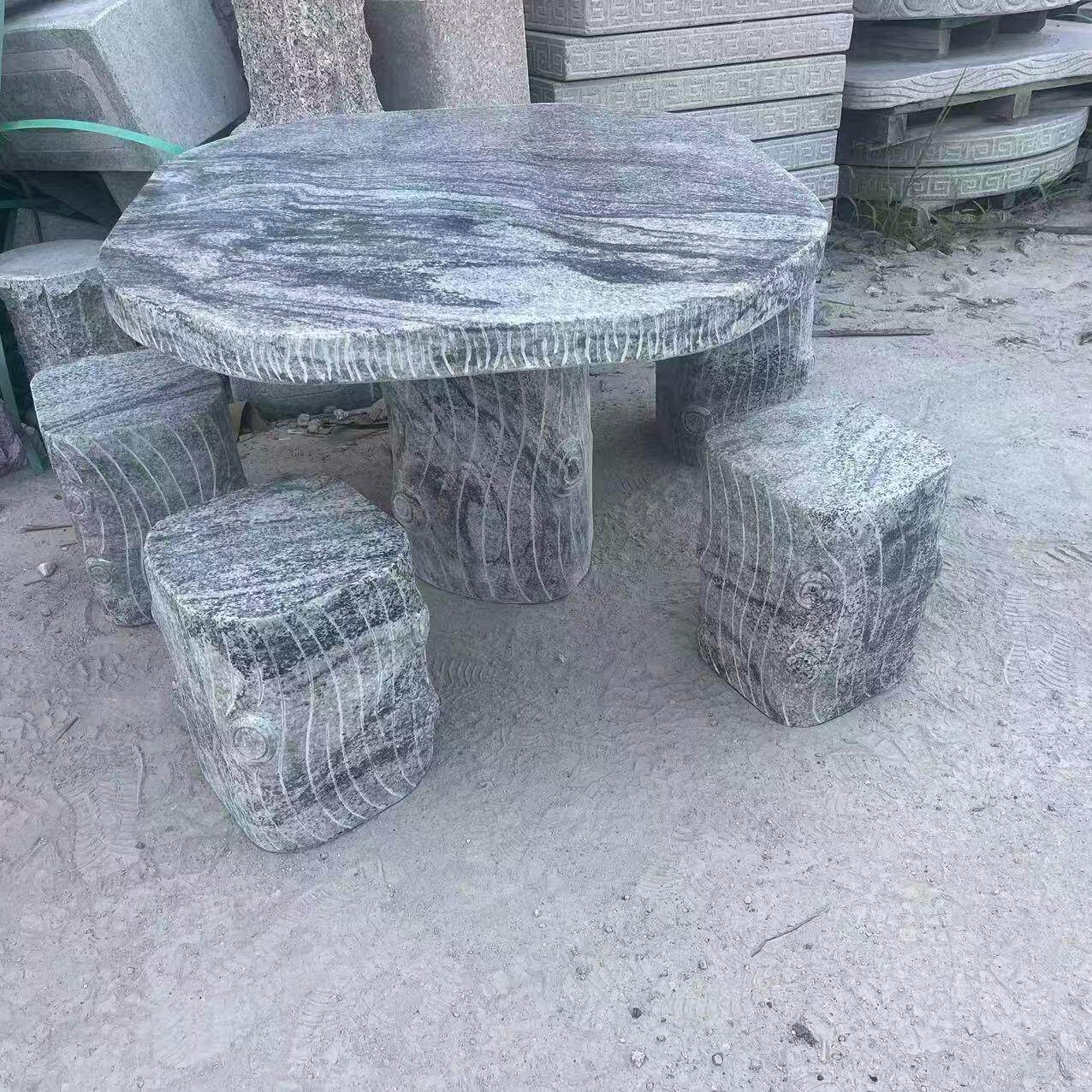 石桌石凳花岗岩大理石头雕刻庭院家花园户外阳台室外茶台新品摆件,家居饰品,石雕,淘宝优惠券,粉丝福利购,淘宝优惠卷