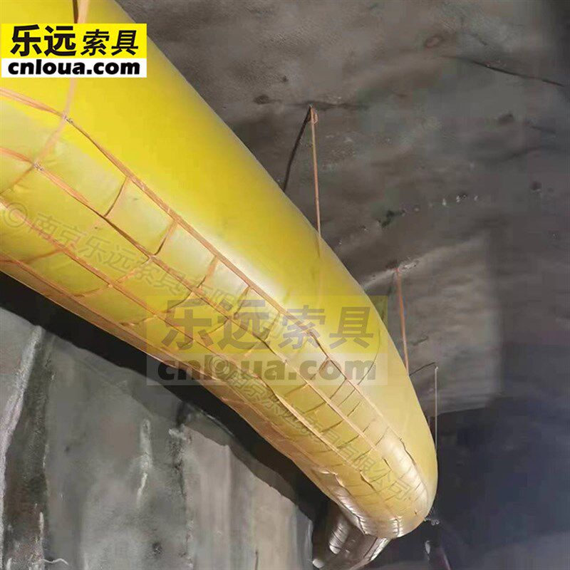 隧道施工通风管安装固定吊装网吊绳排风管道工程安全防护网兜网绳