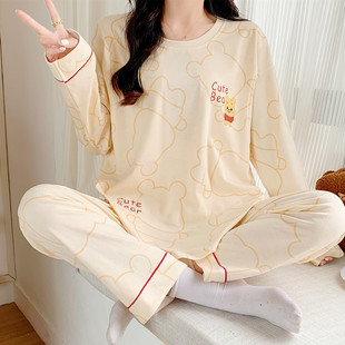 孕妇睡衣夏季薄款仿棉月子服7月份8产后哺乳怀孕产妇Y喂奶夏天坐