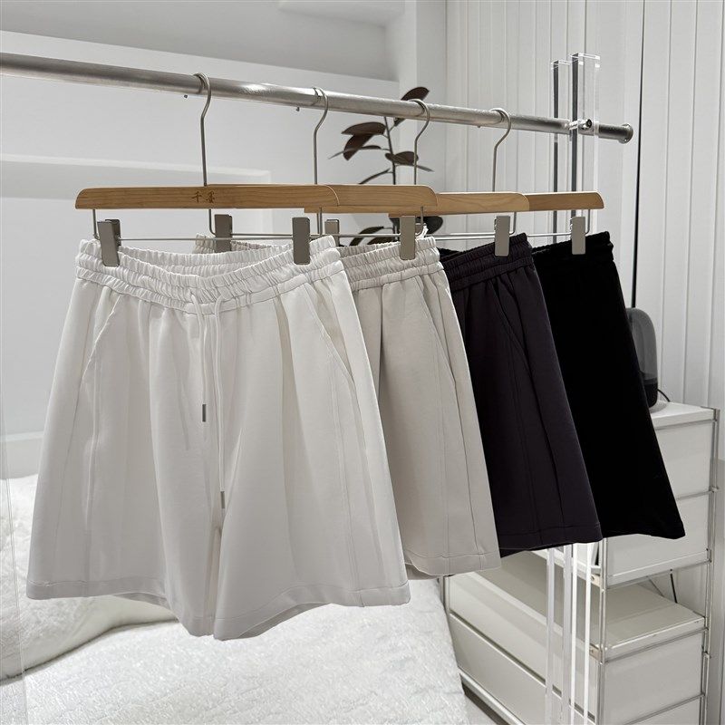 【乳胶短裤】新款潮牌潮流时尚宽松休闲 松紧腰简约男款五分,男装,短裤,淘宝优惠券,粉丝福利购,淘宝优惠卷